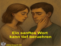 Ein sanftes Wort kann tief beruehren