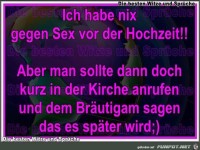 Sex vor der Hochzeit