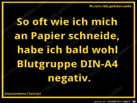 diegeilsten Blutgruppe DIN A4