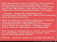ein Beamter sitzt im B�ro.......