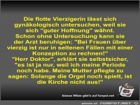 Die flotte Vierzigerin l�sst sich gyn�kologisch untersuchen