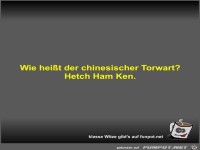 Wie heit der chinesischer Torwart?