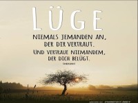 luege niemals jemanden an