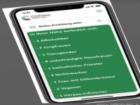 Corona-App - Was man da so alles mitbekommt