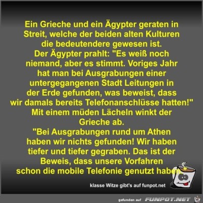 Ein-Grieche-und-ein-&Auml;gypter-geraten-in-Streit.jpg von Fossy