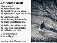 Erinnere dich - Trauergedicht