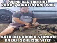 Im Video ging das schneller