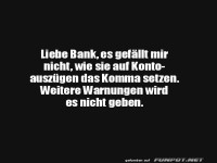 Komma falsch gesetzt