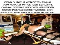 Kuriose Notarztszene mit buntem Humor