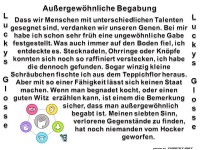 Auergewhnliche Begabung