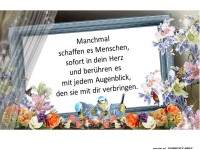 Manchmal schaffen es Menschen