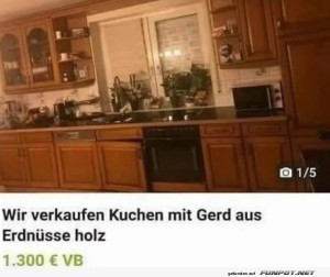fun-Bild: Kuchen aus Erdnüsse Holz mit Gerd