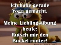 Yoga mit einem Twist und einem Buckel!