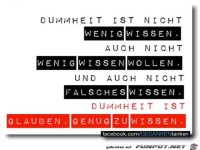 Dummheit