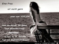 eine Frau ist nicht gerne.....
