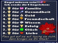 Sende dir 8 Engel