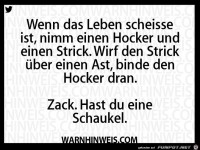 Wenn das Leben Scheiße ist