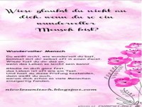 Wundervoller Mensch