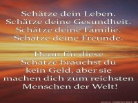schaetze dein Leben