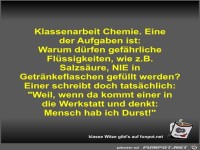 Klassenarbeit Chemie