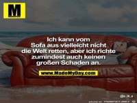 Vom Sofa aus