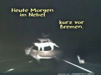 Heute Morgen im Nebel