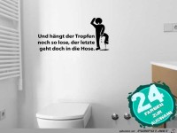 Und h�ngt der Tropfen...