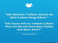Tatoo bleibt Lebenslang