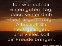 Ich w�nsche dir einen guten Tag