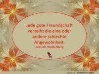Jede gute Freundschaft