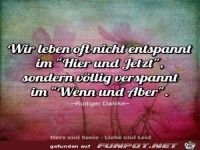 wir leben oft nicht entspannt