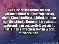 Diese nervige B�roklammer