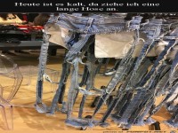 Lange Hose f�r kalte Temperaturen