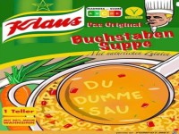 Buchstabensuppe