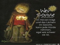 Wer Sonne im Herzen hat