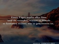 Eines Tages macht alles Sinn
