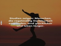 Dankbarkeit steigert Lebensfreude und Lebensdauer