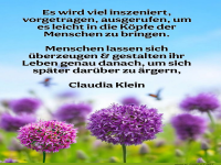 es wird viel inszeniert