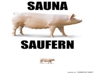 Schweine-Sauna �berraschung