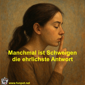 Manchmal-ist-Schweigen-die-ehrlichste-Antwort.png von Fossy