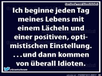 Ich beginne jeden Tag