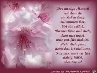 der einzigste mensch 