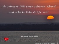Wuensch dir einen schoenen Abend