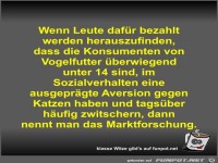 Wenn Leute dafr bezahlt werden herauszufinden