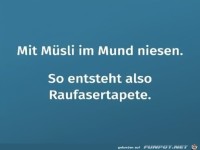 M�sli im Mund