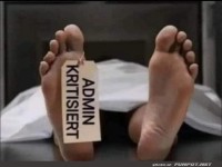 Satirisches Bild eines Obduktionsberichtes