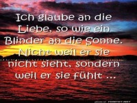 Liebe ist wie die Sonne fr Blinde