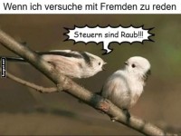 Vogelgespr�che �ber Steuern