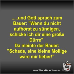 .....und-Gott-sprach-zum-Bauer.jpg von Fossy