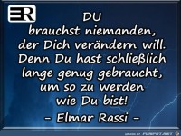 Du brauchst niemanden